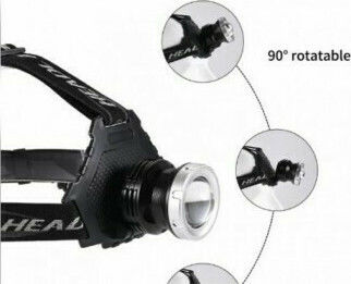 Rechargeable Headlamp LED with Maximum Brightness 3000lm BL-T50-P50