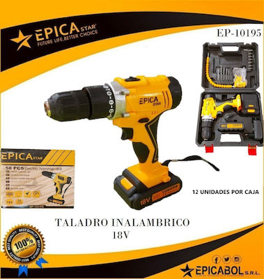 Epica Star Drill Driver Battery 18V