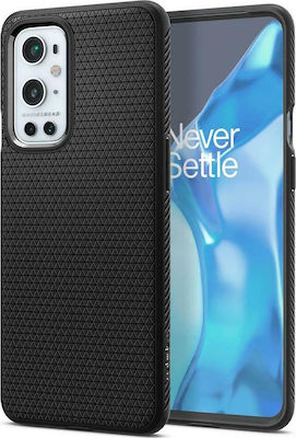 Spigen Liquid Air Coperta din spate Silicon Negru (OnePlus 9 Pro) ACS02681