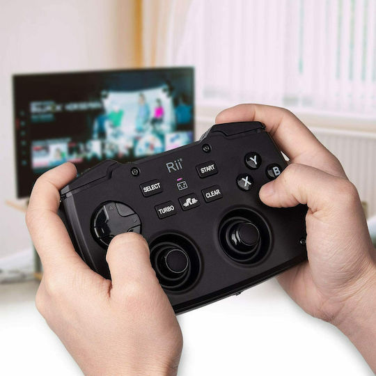 Riitek Rii RK707 Ασύρματο Gamepad για Android Μαύρο