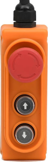 vidaXL Electric Hoist for Weight Load up to 500kg Red