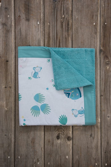 Nima Chirpy Kids Beach Towel Light Blue 75x75cm