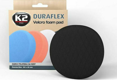 K2 Duraflex Burete de polizare Negru Negru moale 150x25mm