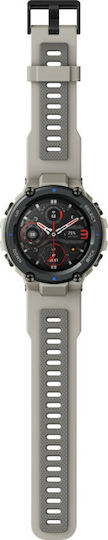 Amazfit T-Rex Pro Waterproof Smartwatch with Heart Rate Monitor (Gray)