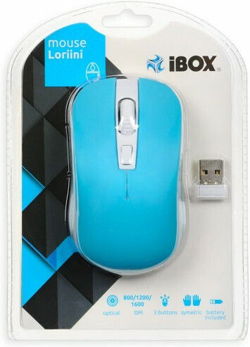 iBox Loriini Wireless Mouse Blue