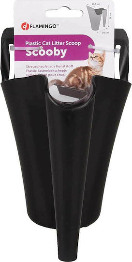 Flamingo Cat Litter Scoop Cup 2 Μαύρο Φτυαράκι Τουαλέτας Γάτας 1τμχ Μαύρο