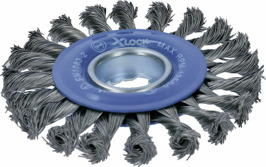Bosch 2608620731 Συρματόβουρτσα με Κοτσίδες για Γωνιακό Τροχό 115mm