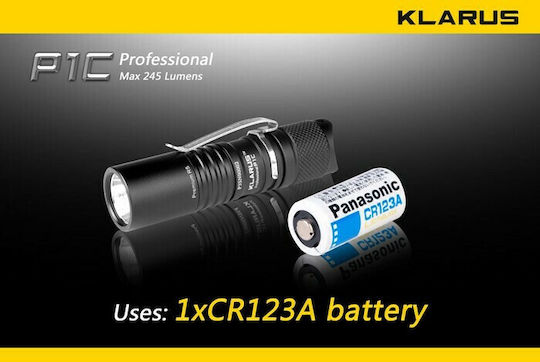 Klarus LED IPX8 с Максимална Яркост 245лм P1C