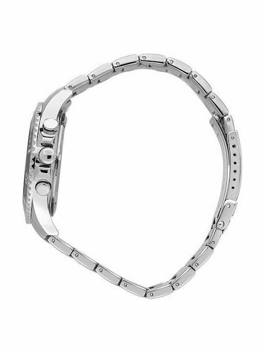 Sector 230 Ceas Bărbați 43mm Cronograf Cu Baterie Cu Brățară Din Metal Argintie