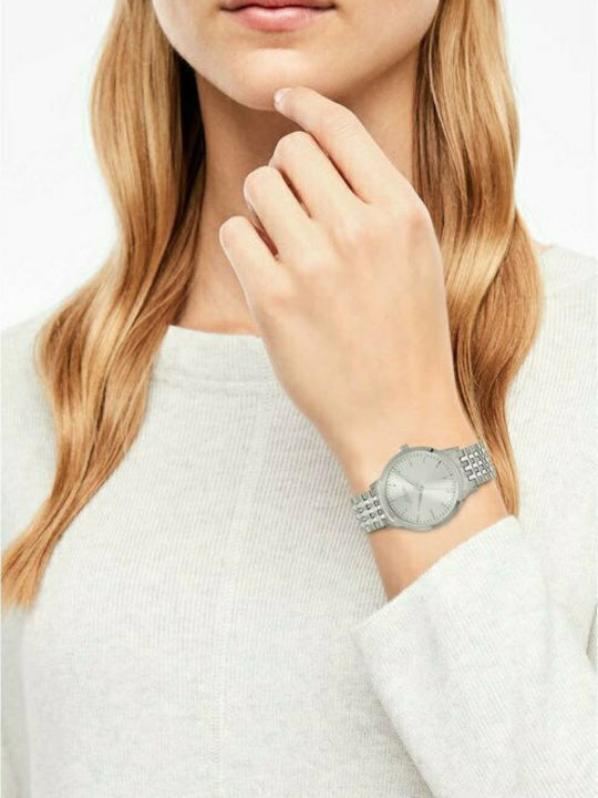 s.Oliver Women's Watch with Silver Metal Bracelet