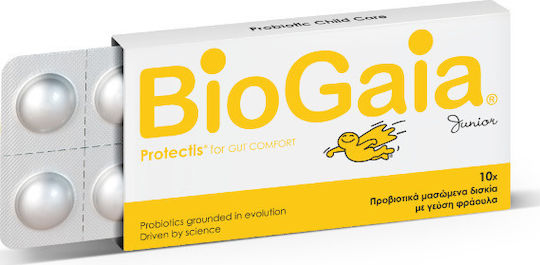 BioGaia ProTectis Junior Probiotics for Children 10 chewable tabs Strawberry