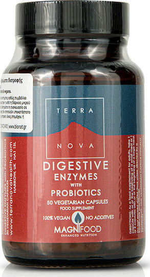 TerraNova Digestive With Probiotics Probiotics 50 veg. caps