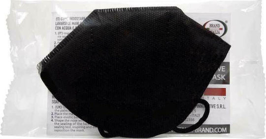 Brand Italia Karina L4 4ply NR Protective Mask FFP2 Black BR150-01 1pcs