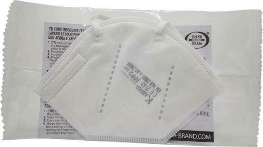 Brand Italia Karina L4 4ply NR Μάσκα Προστασίας FFP2 σε Λευκό χρώμα 1τμχ