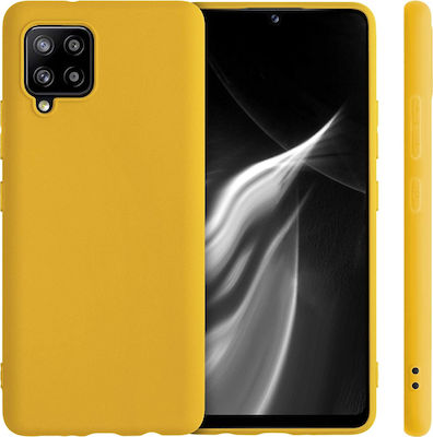 KWmobile Coperta din spate Silicon Galben (Galaxy A42) 53804.143