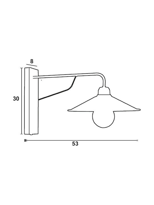 ArkoLight Светлина За Стена 53x30см ArkoLight Светлина За Стена 53x30см