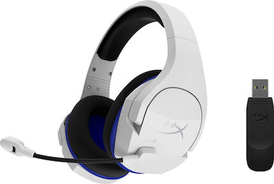 HyperX Cloud Stinger Core Ασύρματο Over Ear Gaming Headset με σύνδεση 3.5mm Λευκό