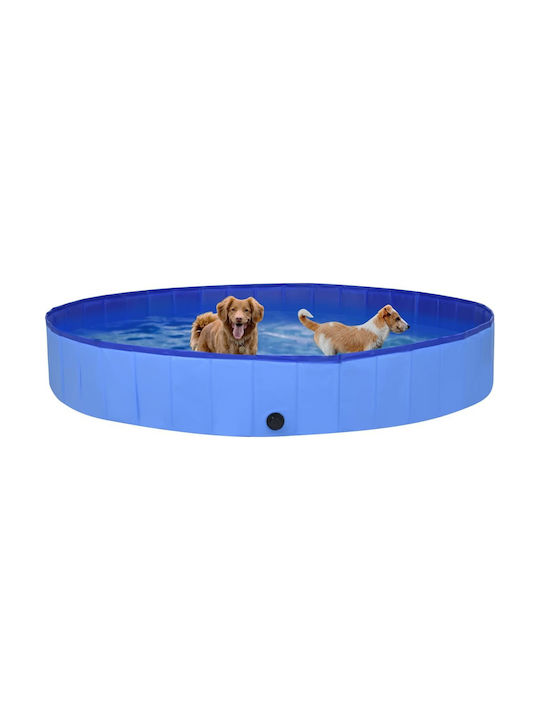 vidaXL Piscină Pentru Câini 40 cm Albastră