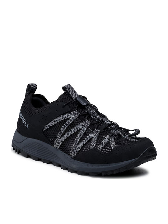 Merrell Wildwood Aerosport Bărbați Pantofi de Drumeție Negre