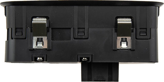 NTY Fensterheberschalter Auto für Porsche 911 / 991 / Boxster / Kaiman 2011 16pin Schwarz