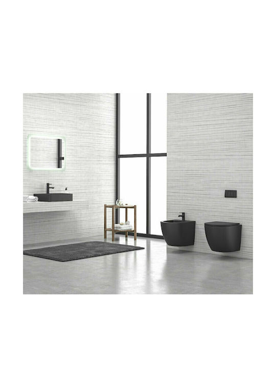 Karag Milos Bidet Wandbehang 37x49.5cm Schwarz