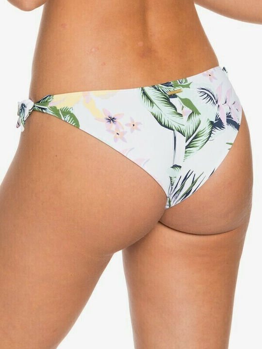 Bloom Bikini Slip με Κορδονάκια Λευκό