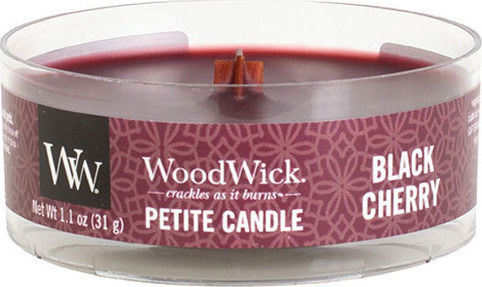 WoodWick Lumânare Aromată Borcan cu Aromă Cireș negru Petite Roșu 31gr 1buc