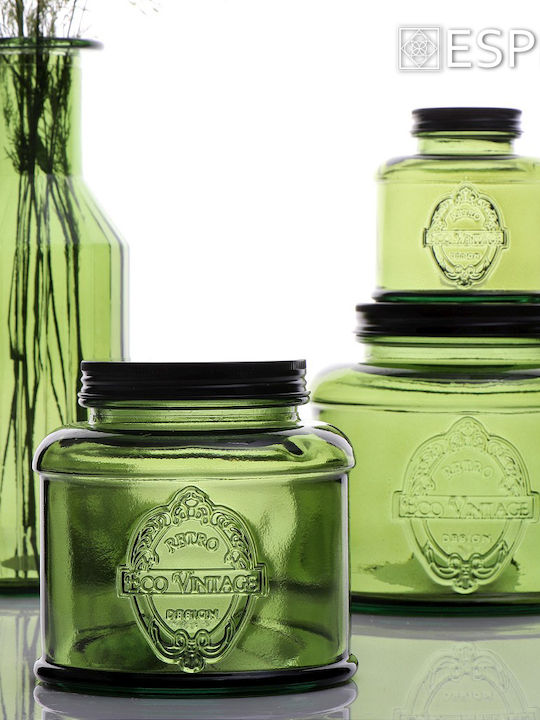Espiel Glass Carafe Green Glass Decanter 27.5cm Green