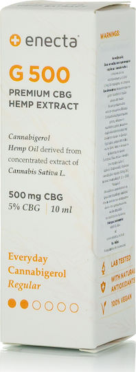 Enecta G 500 Premium CBG Extract Έλαιο Κάνναβης σε Σταγόνες 500mg 10ml
