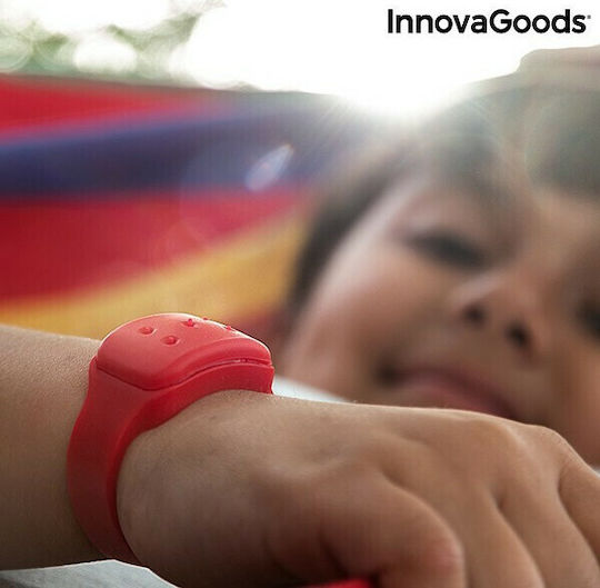 InnovaGoods Citronella Εντομοαπωθητικό Βραχιόλι για Παιδιά Κόκκινο