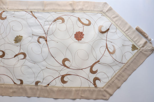 Mc Decor Καρέ Σετ 5τμχ 175 Εκρού 120x120εκ.