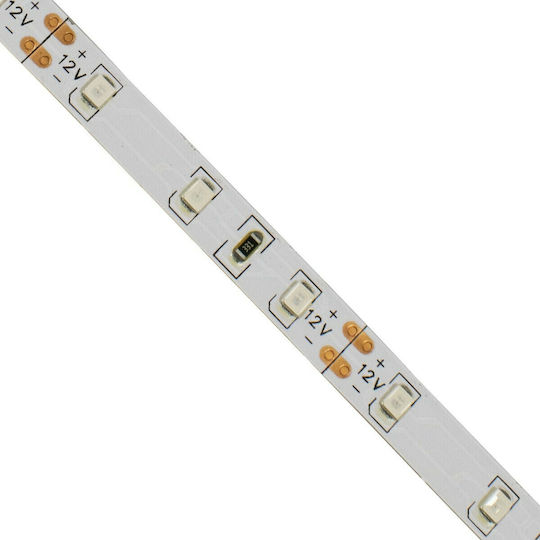 GloboStar Ταινία LED 12V Κόκκινο Φως 5m Τύπου SMD2835