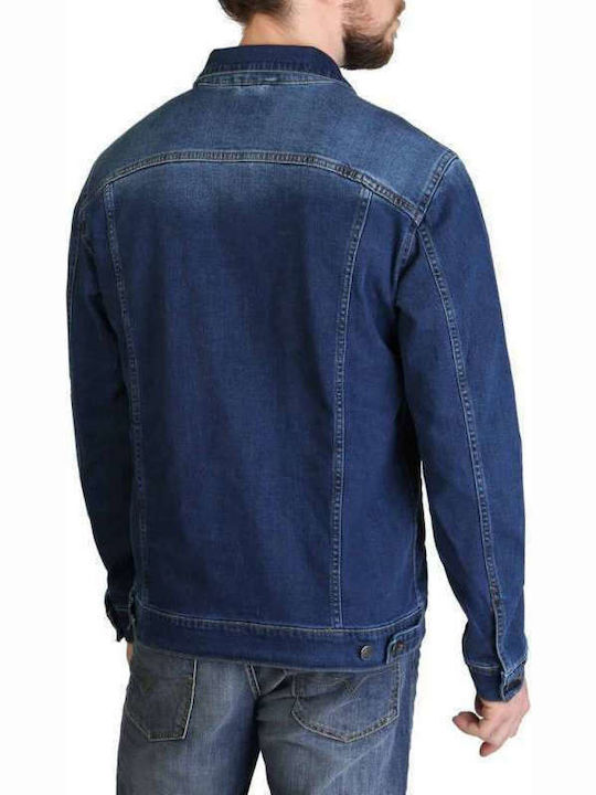 Carrera Jeans Ανδρικό Τζιν Μπουφάν Μπλε