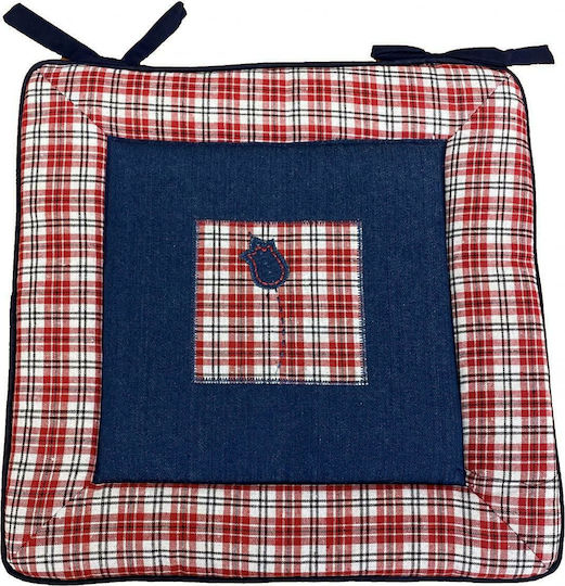 Linea Home Jean Gartenstuhlkissen Blau 40x40cm Linea Home Jean Gartenstuhlkissen Blau 40x40cm