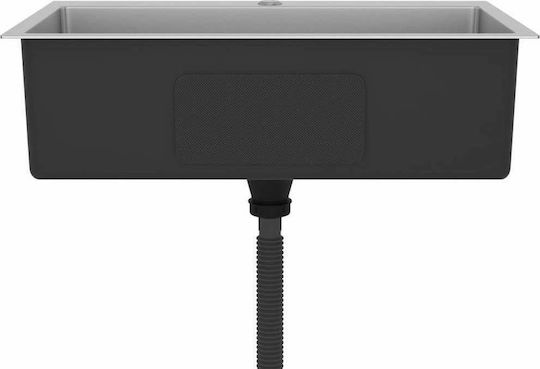 vidaXL Ένθετος Inox Μ70xΠ44cm