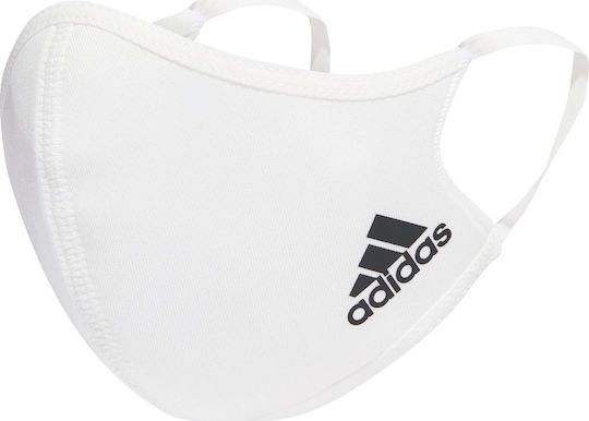 adidas Μάσκα Προστασίας Υφασμάτινη XS/S Λευκή H34588 3τμχ