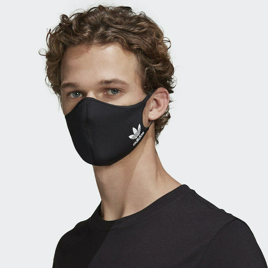 adidas Protective Mask Fabric M/L Black HB7851 3pcs