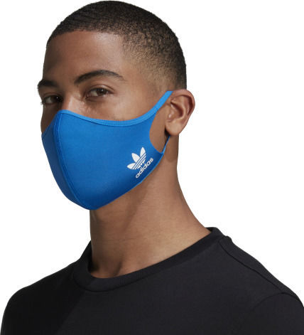 adidas Μάσκα Προστασίας Υφασμάτινη M/L Μπλε H32391 3τμχ