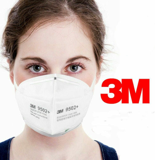 3M 9502 Μάσκα Προστασίας FFP2 σε Λευκό χρώμα 1τμχ