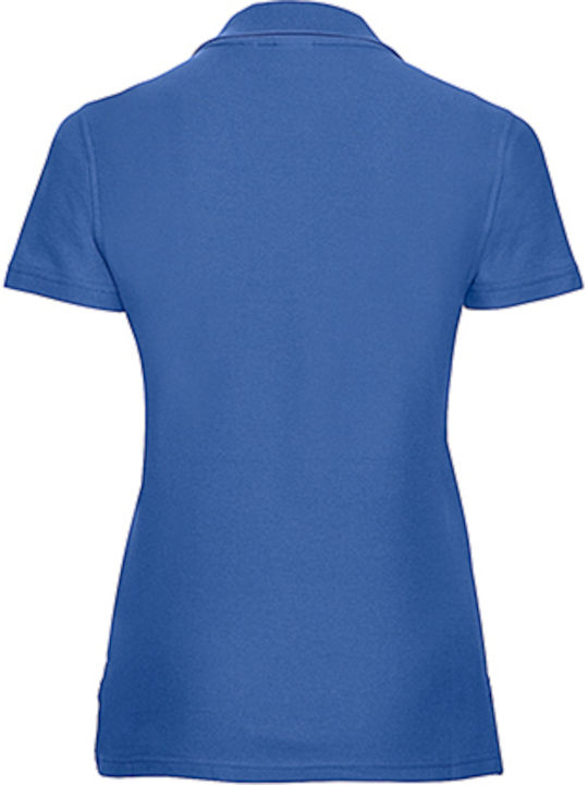 Russell Europe Ultimate Women's Short Sleeve Promotional Blouse Blue