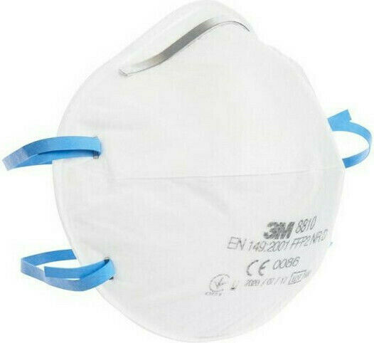 3M 8810 NR D Disposable Protective Mask FFP2 White 1pcs