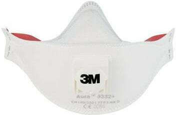 3M 9332+ Gen3 Μάσκα Προστασίας FFP3 με Βαλβίδα Λευκή 9332 1τμχ
