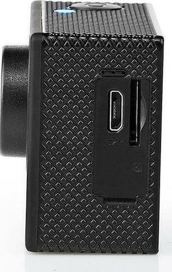 Nedis ACAM04BK Action Camera HD (720p) Υποβρύχια (με Θήκη) με Οθόνη 2" Μαύρη