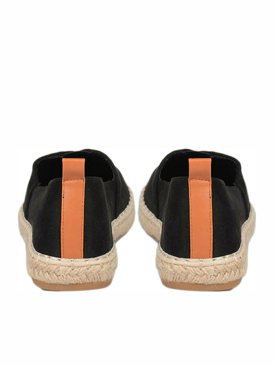 Famous Shoes Women's Suede Espadrilles Black