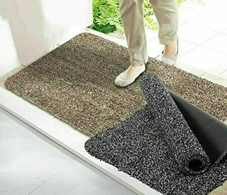 Doormat Carpet Clean Step Mat Beige 46x71cm Beige