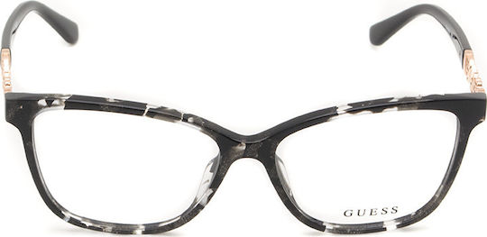 Feminin Plastic Rame ochelari Negru GU2832 005