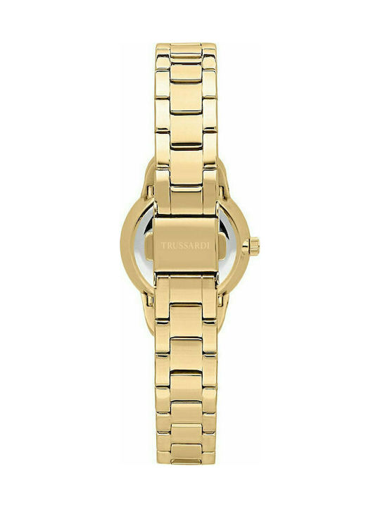 Trussardi Women's Watch 28mm Battery with Gold Stainless Steel Bracelet