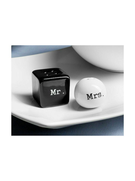 Gadget Master Mr. & Mrs Σετ Αλατοπίπερο Керамика 2бр