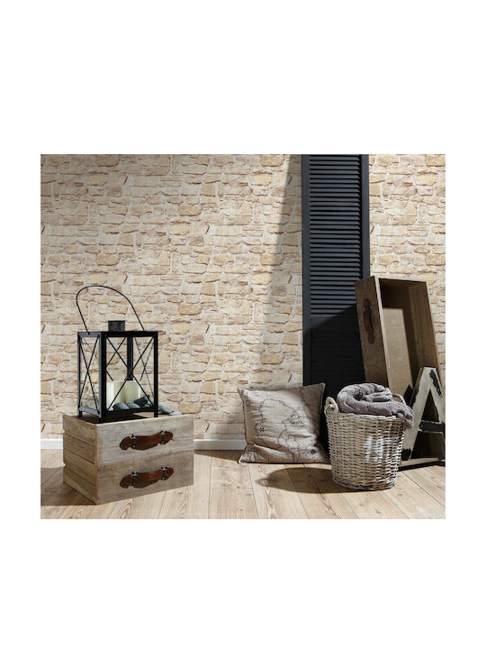 Tapete Il Decoro Vinyl Beige L1005xB53cm Waschbar 363703