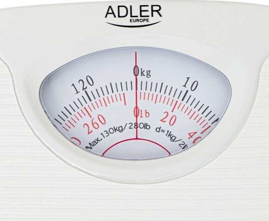 Adler Mechanical Bathroom Scale White AD 8151